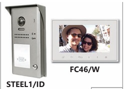 KIT1-46/ID Μπουτονιέρα ΚΙΤ με 1 μπουτόν και ID+ Οθόνη 7"