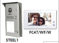 KIT1-WF1 Door station ΚΙΤ with 1 button + 1 Screen with WiFi 7"